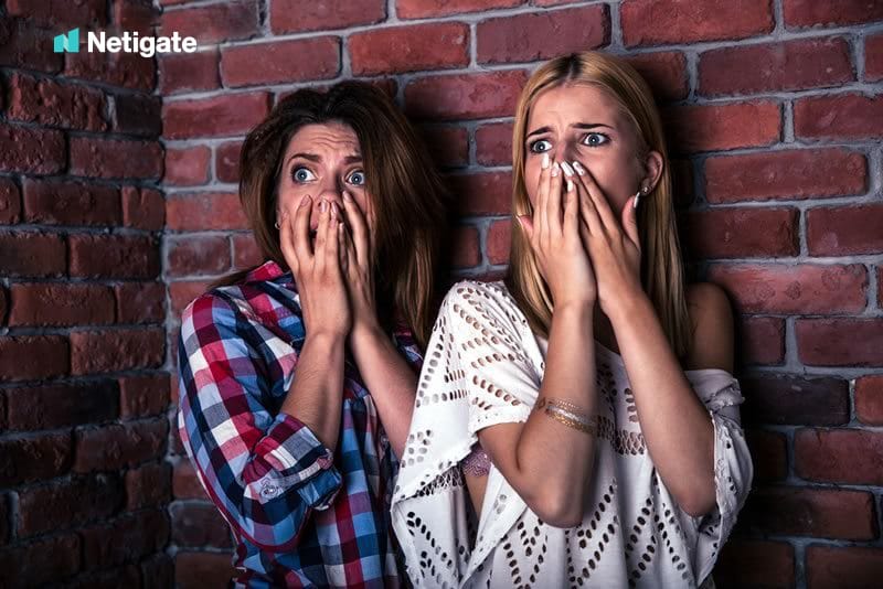 two girls shocked over the ultimate NPS question