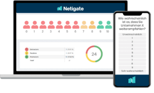 Wie ein Umfragetool bei Netigate aussieht