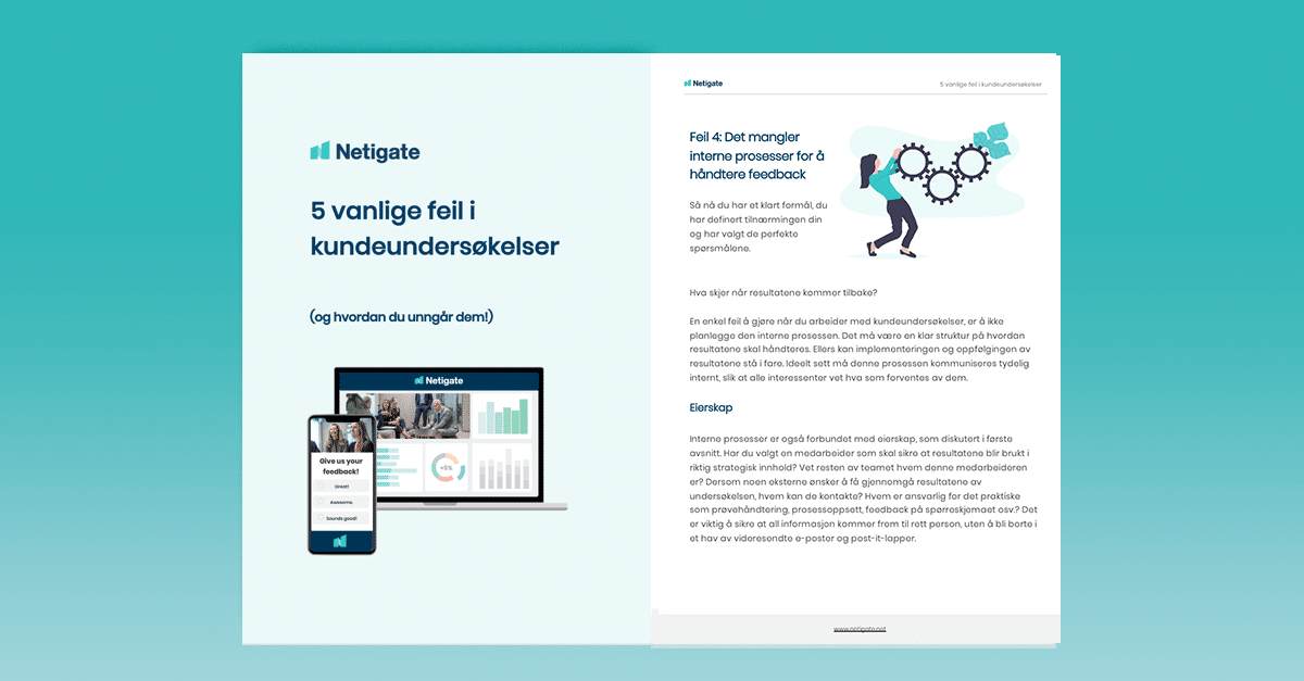 feil i kundeundersøkelser