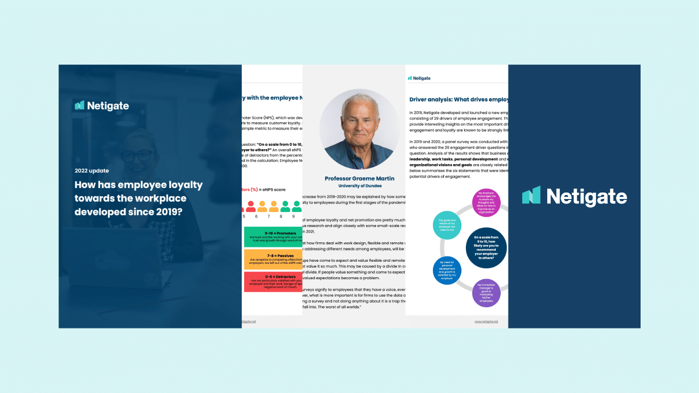 How has employee loyalty towards the workplace developed since 2019?