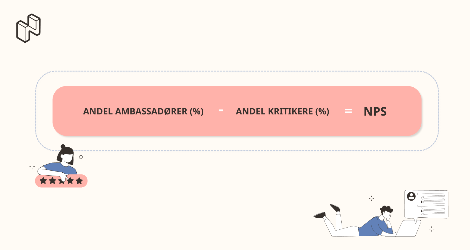 Illustrasjon over beregning av NPS