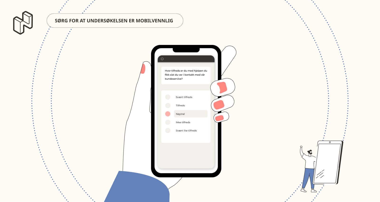 Lag mobilvennlighe undersøkelser