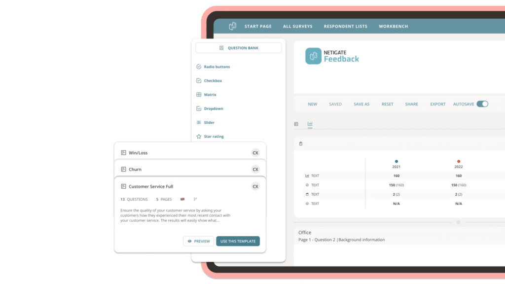 Netigate Feedback UI 2