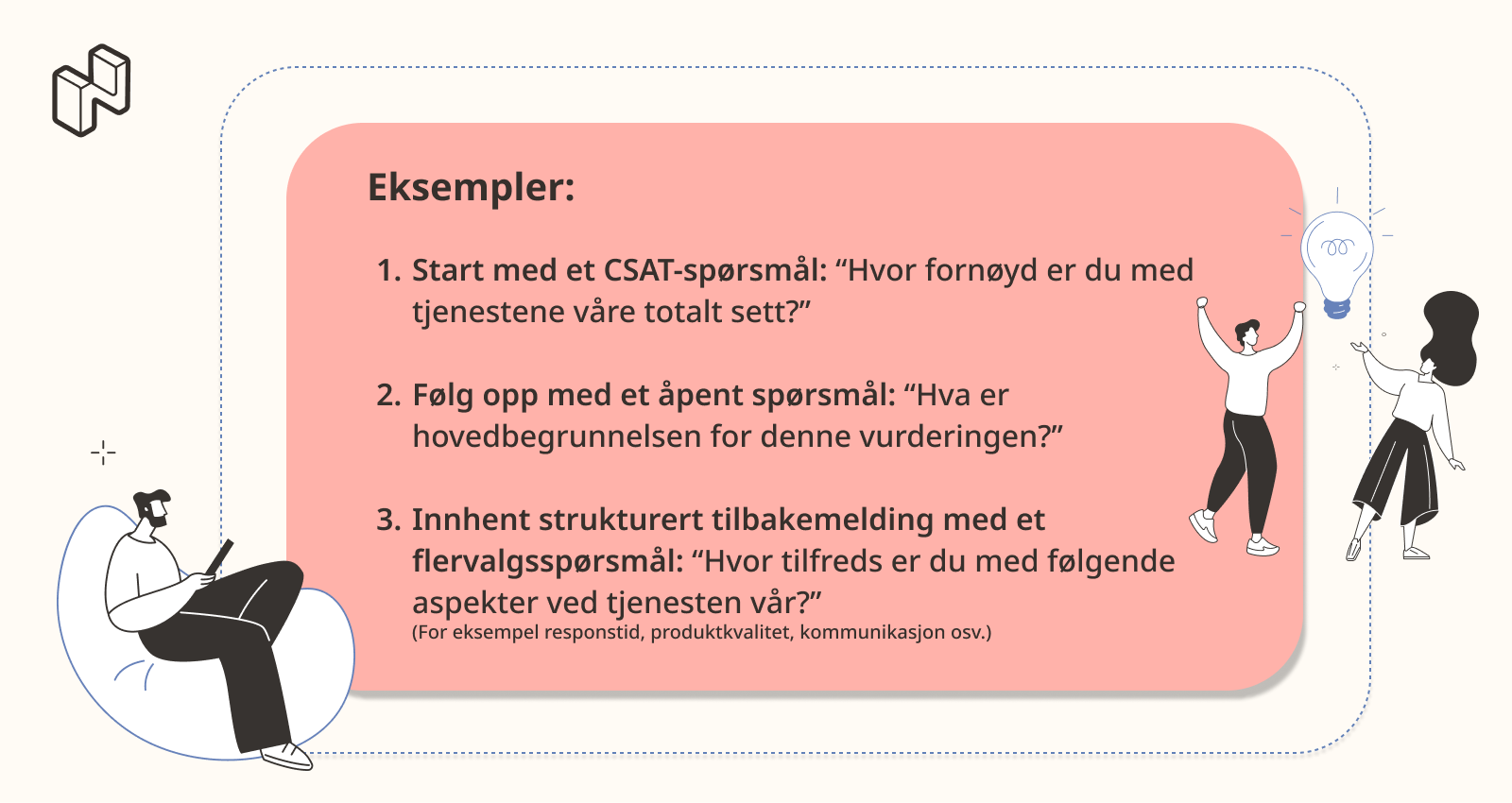 Eksempler på kundeopplevelsesundersøkelser